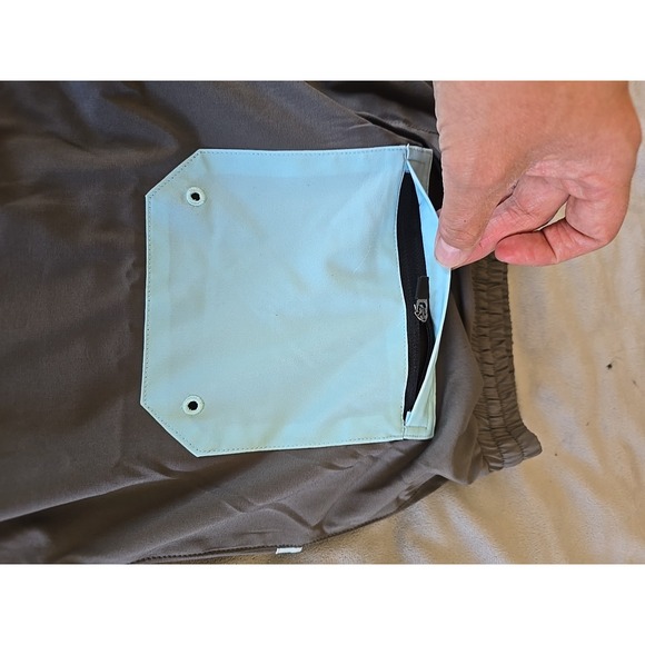 Downstream Men's Uni StreamLine Tech Shorts Gray‎ Drawstring Pockets Fishing L - Picture 11 of 14